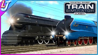 Train Simulator  PRR S1 VS A4 Mallard RACE [upl. by Denver]