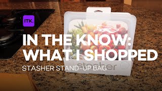 These Stasher Reusable Bags can be used for stashing snacks freezing and cooking food [upl. by Nevaj793]