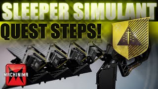 Destiny  Sleeper Simulant Quest Walkthrough [upl. by Elstan]