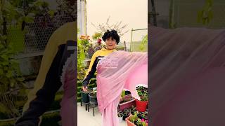 Golu Bana Papa Ki Pari 😂 Pink Wali Saree Part 2 pinksaree shorts comedy [upl. by Imogene757]