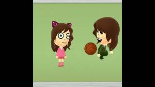 QQ Hits Danique With A Basketball Miitomo Animation [upl. by Beare738]