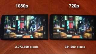 Nexus 5  1080p vs 720p  GPU performance test [upl. by Dorris]