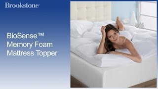 BioSense™ Memory Foam Mattress Topper [upl. by Hocker422]