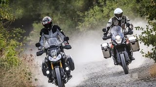 KTM 1050 Adventure vs Suzuki VStrom 1000  Test ENGLISH SUB [upl. by Norreg733]