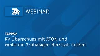 Webinaraufzeichnung CANEZ3 mit EHSR Leistungssteller und 6kW Fremdheizstab programmieren [upl. by Marteena]