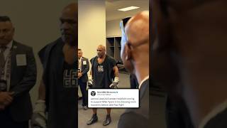 Lennox Lewis amp Evander Holyfield supporting Mike Tyson before Jake Paul fight [upl. by Etta50]