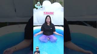 yang suka dingin wajib coba tantangan ini jessnolimit challenge viral shorts [upl. by Rednirah]