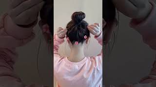 Viral hair accessories hair comb bun hairstyle tutorial [upl. by Ardell]