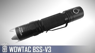 Wowtac BSS V3 Tactical Flashlight Taschenlampe Review  Deutsch [upl. by Dnamra811]