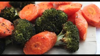 Roasted Broccoli And Carrots Recipe [upl. by Myrtle]