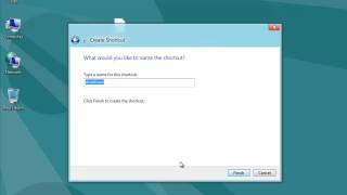 How to Create a Shut Down Shortcut in Windows 8 [upl. by Annodal63]