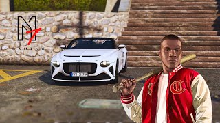 Big Boy Bentley  Franklin Tests the Mulliner Bacalar  GTA 5 Real Life Mods 2023 [upl. by Ahsilat241]