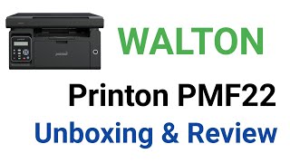 Walton Printon Laser Printer PMF22 Unboxing amp Review [upl. by Colene]