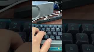 Pbt vs Abs keycaps which one is bettersoundtestkeyboardingmechanicalkeyboardasmrkeyboardist [upl. by Noiroc527]