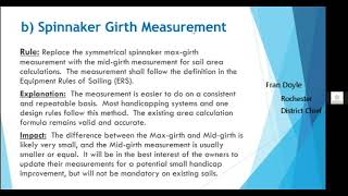 Symmetrical Spinnaker Girth Measurement  Mid Girth vs Max Girth [upl. by Limbert]