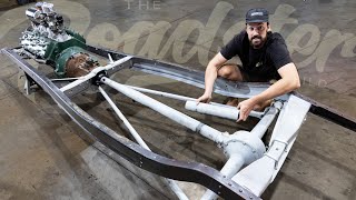 1932 FORD Frame  Modifying 36 Radius Rods and Drive shaft Roadster Build [upl. by Zere352]