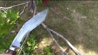 5 Chirra Gurkha Kukri Massive Khukuri [upl. by Costanza]