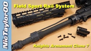 Field Sport AR15 Handguard REVIEW amp Install Instructions  VERY EASY [upl. by Alodi]