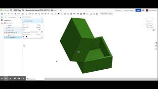 021 Day 21 ONSHAPE Revolute Mate BOX WITH LID Assembly 1 [upl. by Gareri]