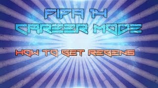 FIFA 14  Career Mode  How To Get Regens [upl. by Nissensohn]