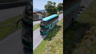 School Buses amp Trucks vs Big Speed Bumps Part30  Shorts truck [upl. by Nattirb]