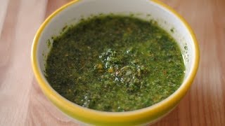 CHIMICHURRI RECIPE  How To Make Chimichurri Sauce  SyS [upl. by Einavoj]