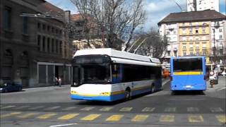 Trolleybus de La ChauxdeFond [upl. by Nabila100]