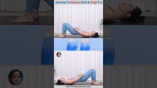 Exercise To Reduce Butt amp Thigh Fat  buttocks fat burning exercise  shorts  fitnessmantram [upl. by Sybille]