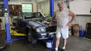 1981 Mercedes 380SL Engine Removal and Rebuild  Part 1 [upl. by Ching570]