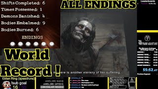 WORLD RECORD speedrun All EndingsStory in 5552 Minutes [upl. by Zahara]