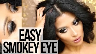 EASIEST SMOKEY EYE EVER [upl. by Ogirdor]