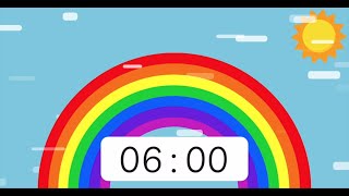 Rainbow Timer 6 Minute 🌈 [upl. by Pownall976]