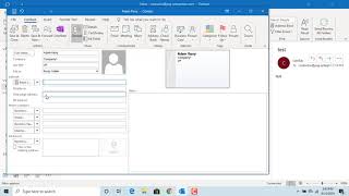 How to Add Contacts to Address Book in Outlook  Office 365 [upl. by Andriette]