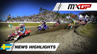 News Highlights  MXGP of Sweden 2024 MXGP Motocross [upl. by Rento114]