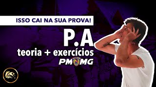 Aula Gratuita de Progressão AritméticaPA  Correção de Exercícios para a PMMG  Prof Rodrigão [upl. by Aicenev925]