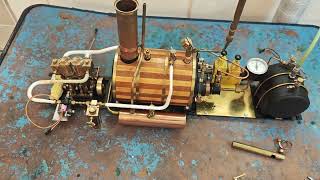 Un nouveau sifflet pour lensemble vapeur de la chaloupe Odette  vapeur vive  Live steam Dampf RC [upl. by Atinej718]