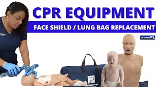 How to Replace the Lung in a Prestan CPR Manikin Dummy [upl. by Yennaiv]