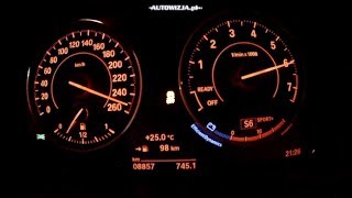 BMW 230i acceleration 0100 kmh 0200 kmh 0250 kmh 0400 m racelogic [upl. by Hotze]