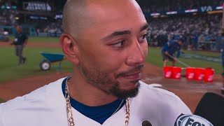 Dodgers postgame Mookie Betts sensed different energy against Yankees [upl. by Schaper657]