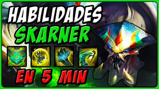 ✅ ¡HABILIDADES del NUEVO REWORK de SKARNER  GAMEPLAY de COMBOS En 5 MINUTOS  League of Legends [upl. by Marv]