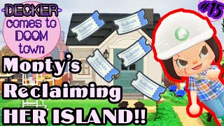 Animal Crossing Decker Comes To DOOM TOWN 15 Villager Hunt and SECRET BUILD [upl. by Carmelina]