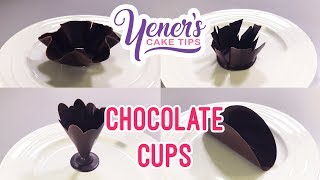 CHOCOLATE CUPS Tutorial  Yeners Cake Tips with Serdar Yener from Yeners Way [upl. by Eilrahc]