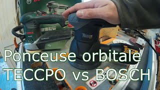 Ponceuse TECCPO vs Bosch [upl. by Eisele]