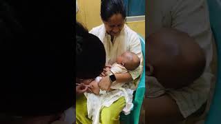 2nd vaccination vaccination vaccine youtubeshorts viralvideo viralbaby viralshorts [upl. by Esmerolda]