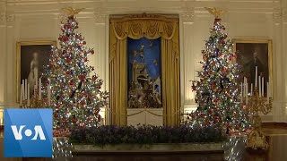 White House Unveils 2019 Christmas Decorations [upl. by Nais362]