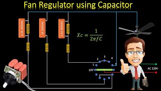 Capacitor type Fan Regulator working circuit [upl. by Culhert585]