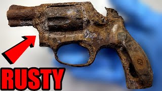 Restoring RUSTY amp DESTROYED SampW REVOLVER Extremely Satisfying [upl. by Aldus290]