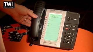 Mitel 5330 amp 5330e IP Telephone Handset Tutorial [upl. by Ecinaej]