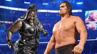 Great Khali vs Awesome Kong Match Wrestling Fights [upl. by Nyrhtak]