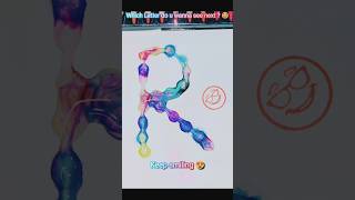 Colorful Water Initials  🌈😍💧l Letter quotRquot l shorts short art youtubeshorts trending viralvideo [upl. by Norb]